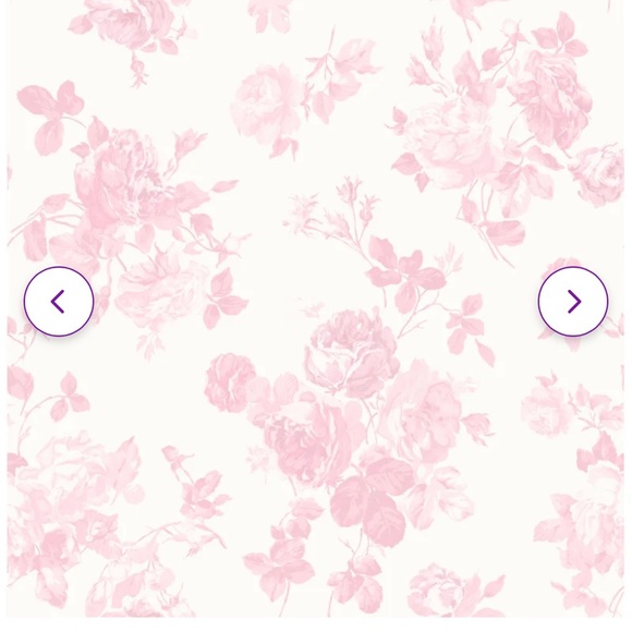 Love Shack Fancy Everblooming Rosettes Bouquets 33' L x 20.5'' W Wallpaper Roll - Picture 2 of 6